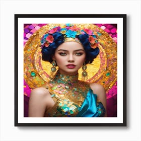 Asian Beauty Art Print