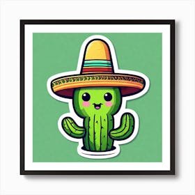 Cute Cactus 5 Art Print