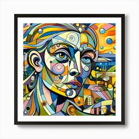 Abstract Of A Woman 29 Art Print