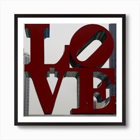 Love Philadelphia Sculpture Art Print