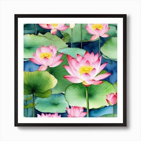 Lotus Flower 76 Art Print