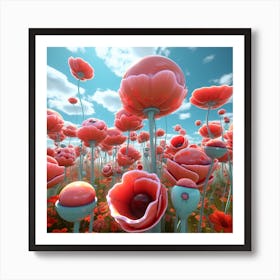 Poppies 42 Art Print