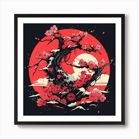 Cherry Blossom Tree 1 Art Print