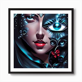 Eye Of The Triad Art Print