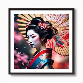 Geisha 159 Art Print