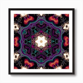 Psychedelic Mandala 71 Art Print