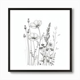 Wildflowers 9 Art Print