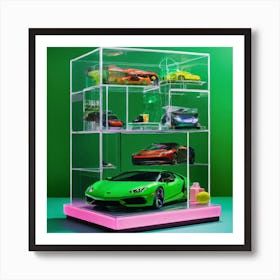 Toy Car Display Art Print