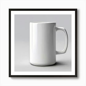 White Coffee Mug 7 Art Print