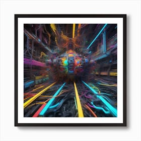 Cyborg 135 Art Print