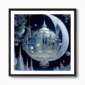 Ethereal Moon Art Print