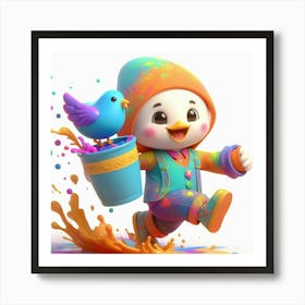 Holi 7 Art Print