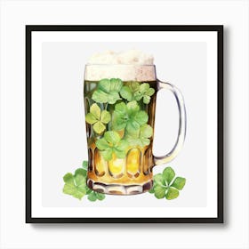 St Patrick'S Day Beer 1 Art Print