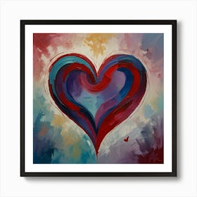 Heart Of Love 2 Art Print