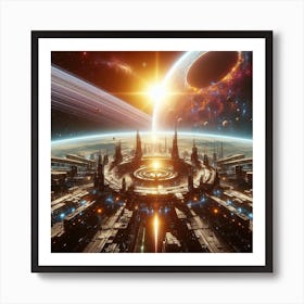 Space City 2 Art Print