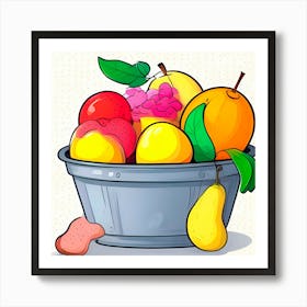 Fruit Basket Art Print