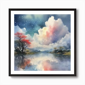 Sky At Night Art Print