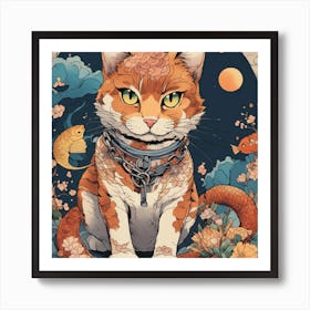 Kitty Cat Art Print