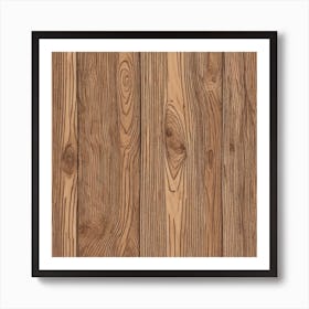 Wood Planks 55 Art Print