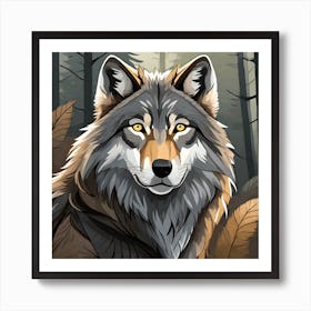 Firefly Wolf Pack Amry Portrait Min Size 1024px X 1024px 6048 Art Print