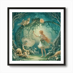 Fairytale Forest 2 Art Print