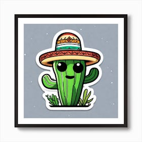 Mexican Cactus 15 Art Print