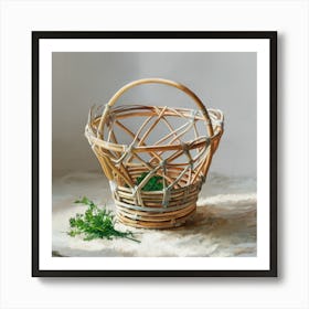 Basket Art Print