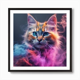 Dreamy Kitten  Art Print