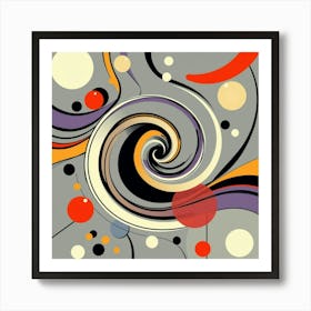 Abstract Swirl - Abstract Stock Videos & Royalty-Free Footage Art Print