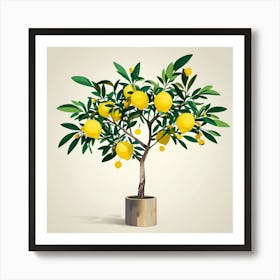 Lemon tree Art Print