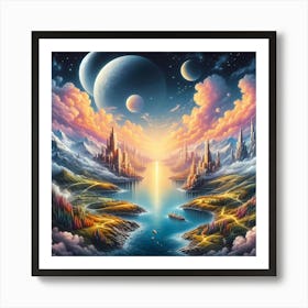 Dreamscape 10 Art Print