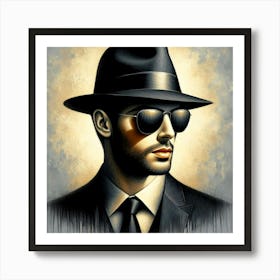 Creative Male Portrait 43 Art Print