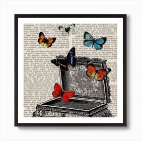 Butterfly Box Art Print