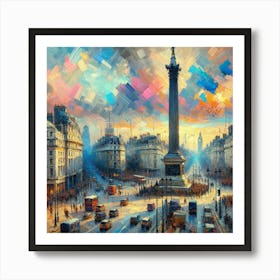 Nelsons Column Art Print