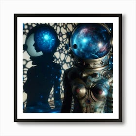 Space Woman Art Print