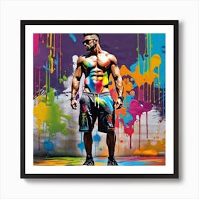 Bodybuilder 1 Art Print