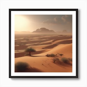 Desert Landscape 88 Art Print