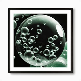 Bubbles Stock Videos & Royalty-Free Footage Art Print