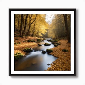 Autumn In The Forest 1 Art Print