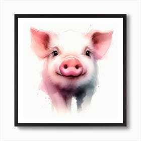 Pig Painting Art Print