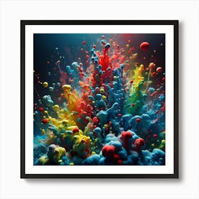 Floating dust Art Print