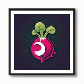 Beet Logo 8 Art Print