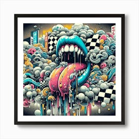 Psychedelic Art 45 Art Print