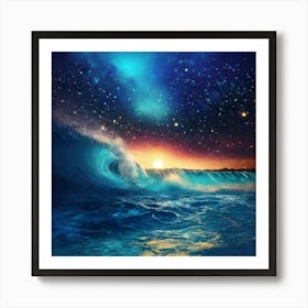 Ocean Waves Art Print