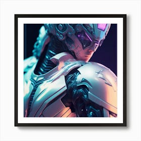 Ciborg Cyberpunk Robot (160) 1 Art Print