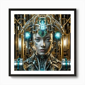 Gorgeous Cyborg Art Print