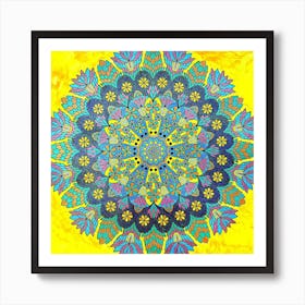 Mandala Festive Art Print