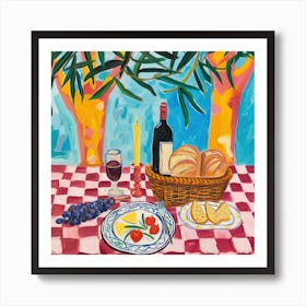 La Cucina Rustica Trattoria Italian Food Kitchen Art Print