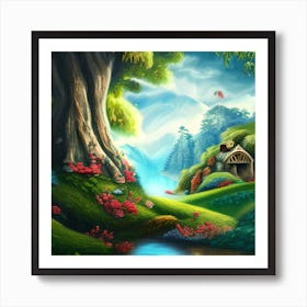 Surreal Landscape 1 Art Print