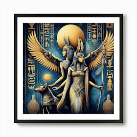 Egyptian Goddesses Art Print